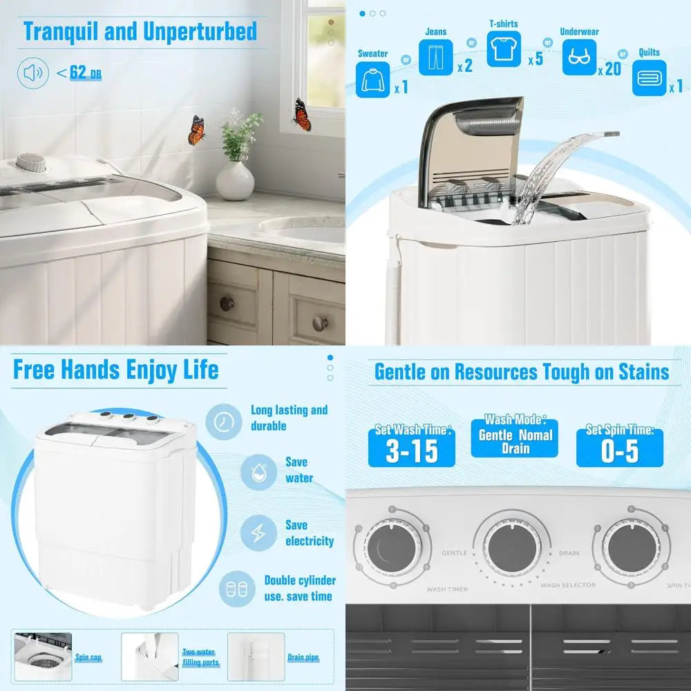 Compact Twin Tub Washer