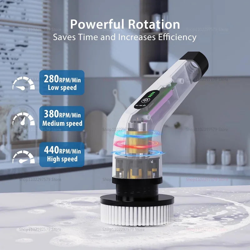 Effortless Spin Scrubber